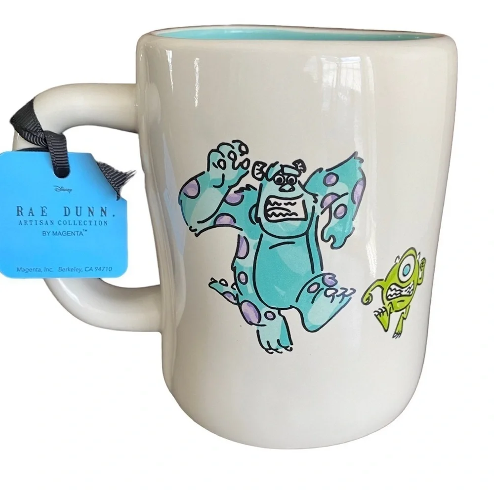 Rae Dunn Disney/Pixar Monster Inc. “Monster Crew” Mug NWT